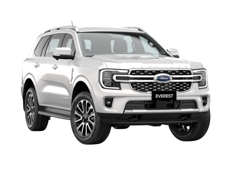 Ford Everest Platinum màu trắng